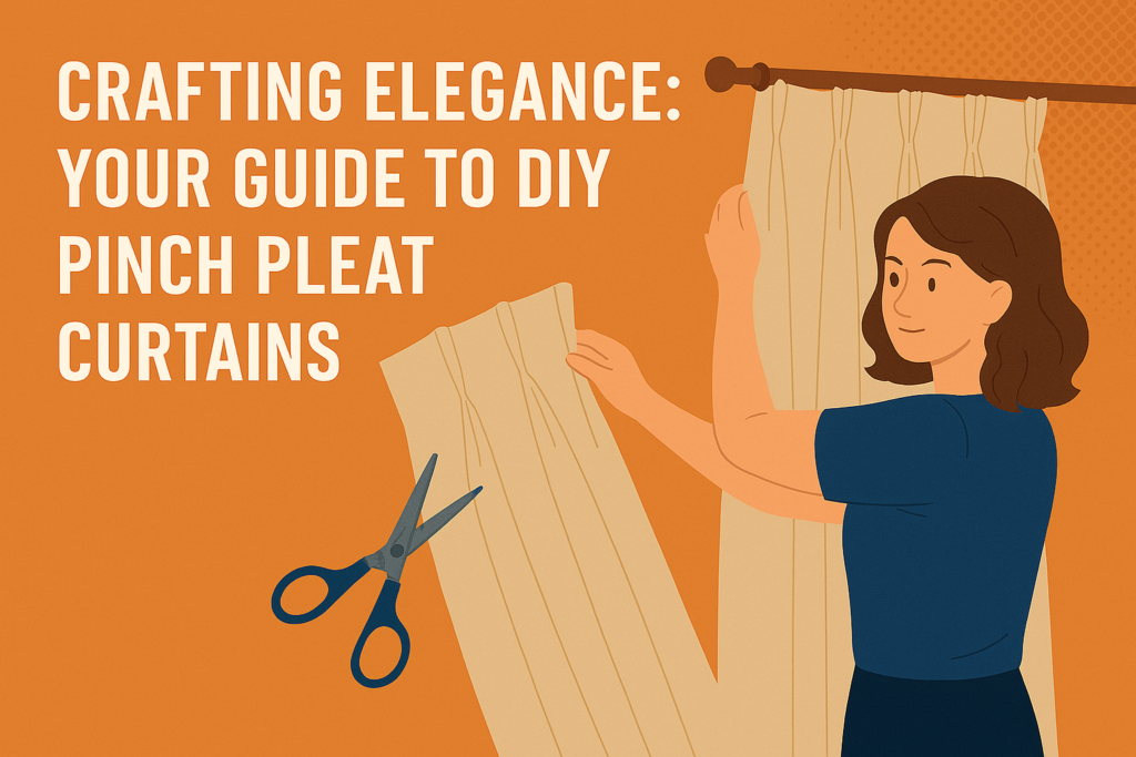 Crafting Elegance: Your Guide to DIY Pinch Pleat Curtains