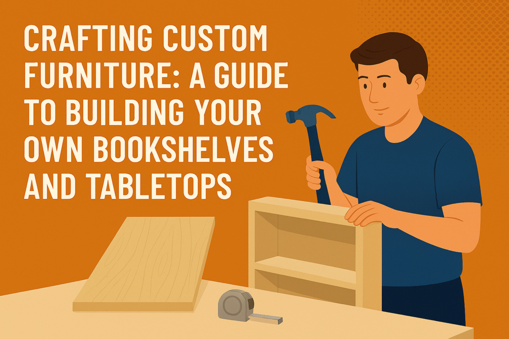 Crafting Custom Furniture: A Guide to Building Your Own Bookshelves and Tabletops